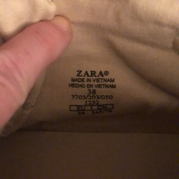 Zara Gold High-top Sneaker size 38 - Picture 5 of 5